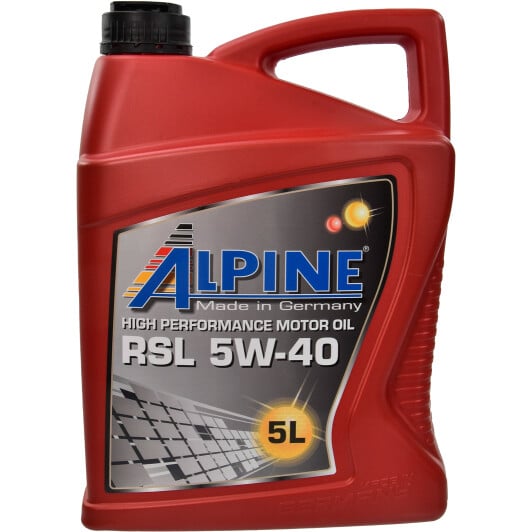 Моторное масло Alpine RSL 5W-40 5 л на Audi A1