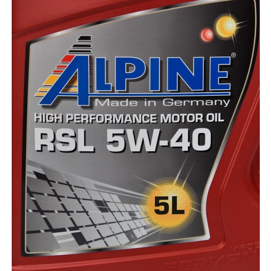 Моторна олива Alpine RSL 5W-40 5 л на Kia Opirus