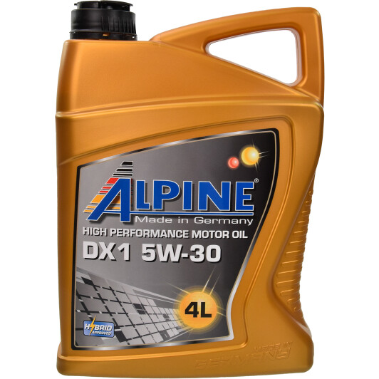 Моторное масло Alpine DX1 5W-30 4 л на Lexus CT