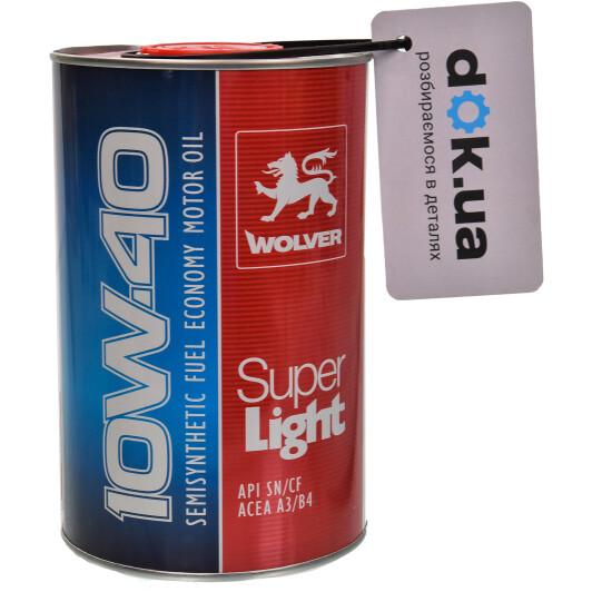 Моторна олива Wolver Super Light 10W-40 1 л на BMW X3