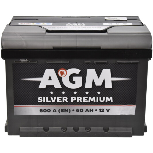 Аккумулятор AGM 6 CT-60-L Silver Premium AKBLU1052