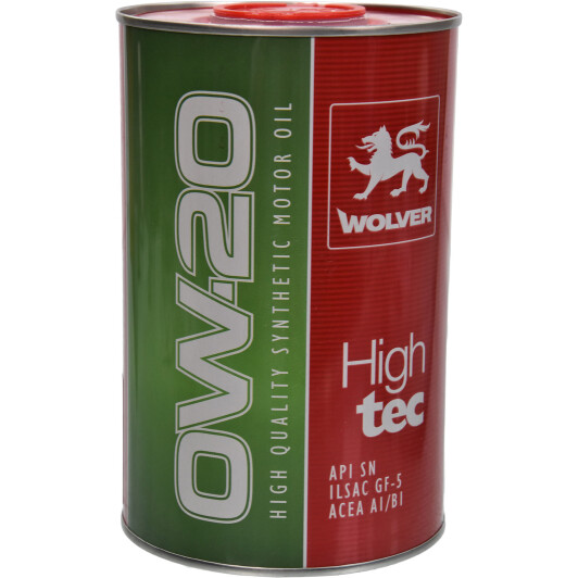 Моторное масло Wolver HighTec 0W-20 1 л на Daewoo Tico