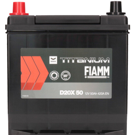 Акумулятор Fiamm 6 CT-50-L Titanium Black D20X50