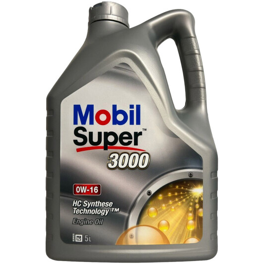 Моторна олива Mobil Super 3000 0W-16 5 л на Mazda 5