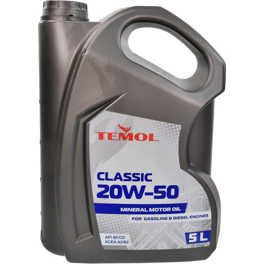 Моторное масло TEMOL Classic 20W-50 5 л на Peugeot 607
