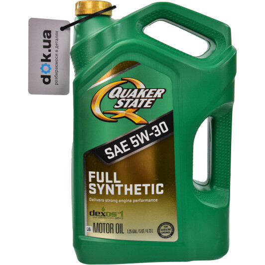 Моторна олива QUAKER STATE Full Synthetic 5W-30 4,73 л на Rover CityRover