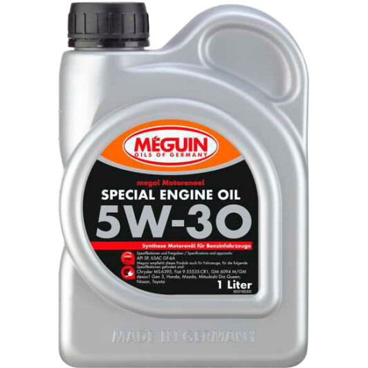 Моторное масло Meguin Special Engine Oil 5W-30 1 л на Peugeot 108