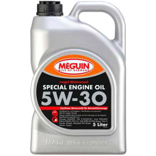 Моторна олива Meguin Special Engine Oil 5W-30 5 л на Volvo 740