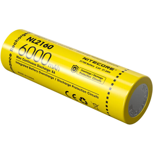 Акумуляторна батарейка Nitecore NL2160 6-1522 6000 mAh 1 шт