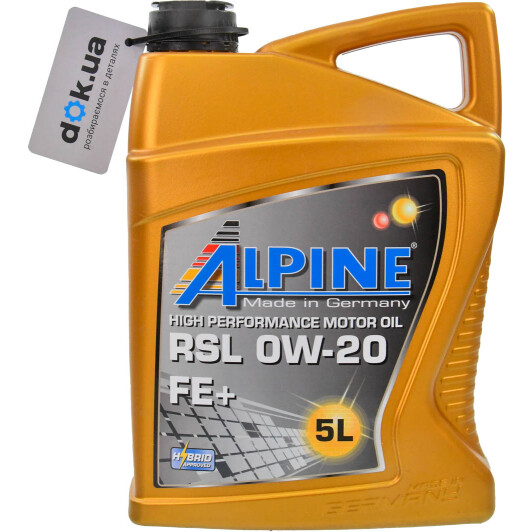 Масло Alpine RSL FE+ 0W-20 на Isuzu Rodeo