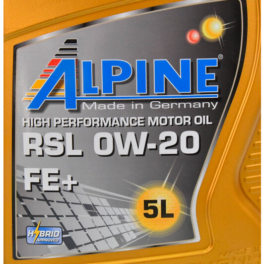 Масло Alpine RSL FE+ 0W-20 на Isuzu Rodeo