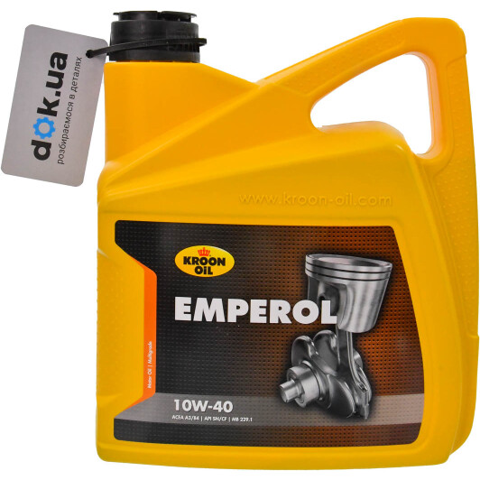 Масло Kroon Oil Emperol 10W-40 4 л на Porsche Cayenne