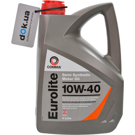 Олива Comma Eurolite 10W-40 4 л на Chrysler 300C