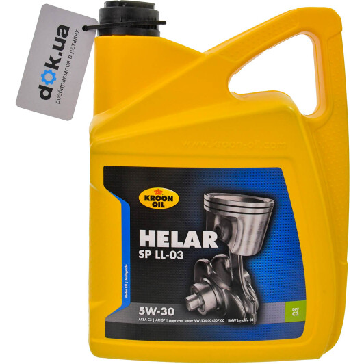 Олива Kroon Oil Helar SP LL-03 5W-30 для Mercedes A-Class 5 л на Mercedes A-Class