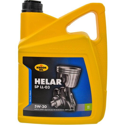 Олива Kroon Oil Helar SP LL-03 5W-30 для Mercedes A-Class 5 л на Mercedes A-Class