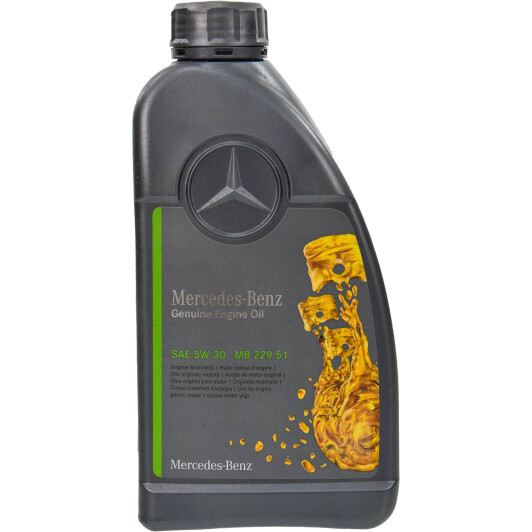 Масло Mercedes-Benz MB 229.51 5W-30 1 л на Mitsubishi Pajero