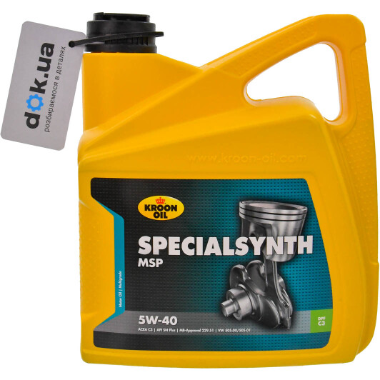 Масло Kroon Oil Specialsynth MSP 5W-40 4 л на Isuzu Rodeo