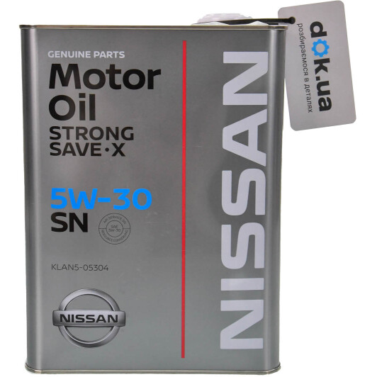 Масло Nissan Strong Save X 5W-30 4 л на Mitsubishi Pajero