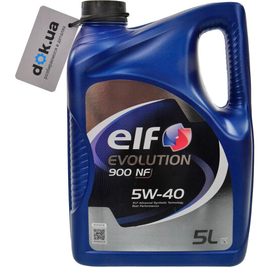 Масло Elf Evolution 900 NF 5W-40 5 л на Chrysler 300C