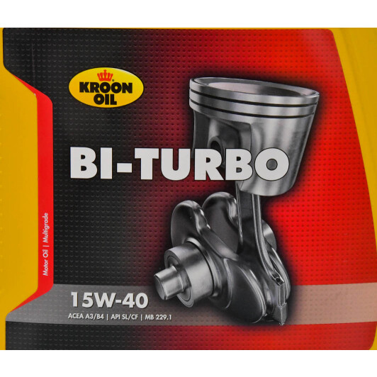 Масло Kroon Oil Bi-Turbo 15W-40 5 л на Chrysler 300C