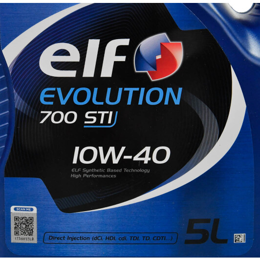 Масло Elf Evolution 700 STI 10W-40 5 л на Chrysler 300C