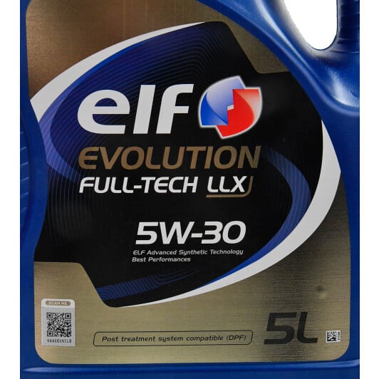 Elf Evolution Full-Tech LLX 5W-30 (5 л) моторна олива 5 л