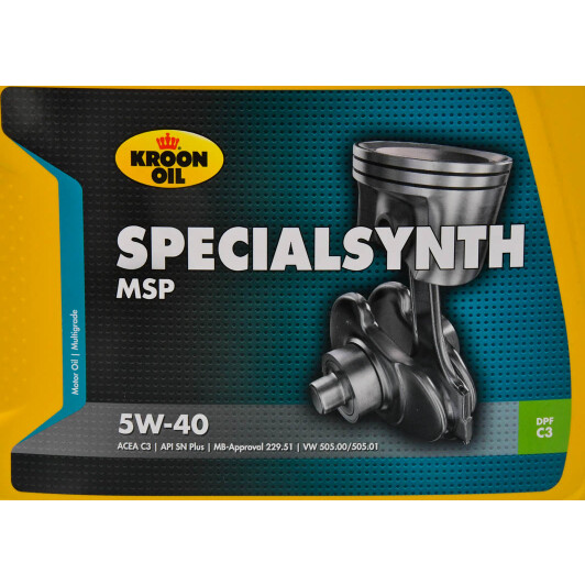 Масло Kroon Oil Specialsynth MSP 5W-40 4 л на Isuzu Rodeo