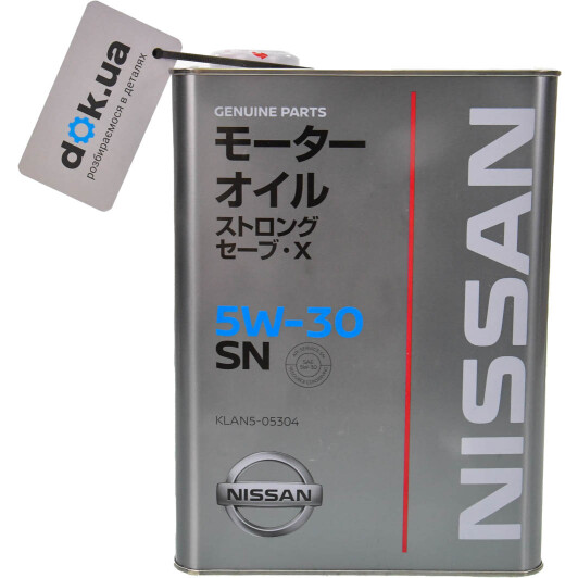 Масло Nissan Strong Save X 5W-30 4 л на Mitsubishi Pajero