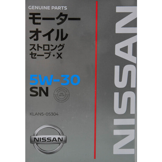 Масло Nissan Strong Save X 5W-30 4 л на Mitsubishi Pajero