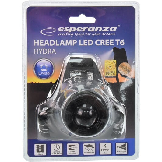 Налобный фонарь ESPERANZA Head Lamp Hydra EOT031