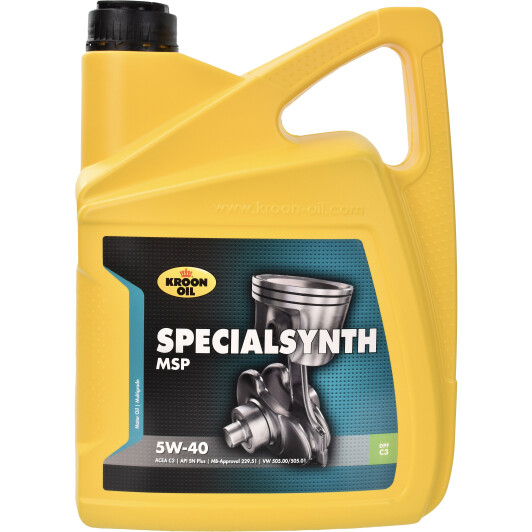 Масло Kroon Oil Specialsynth MSP 5W-40 5 л на Isuzu Rodeo