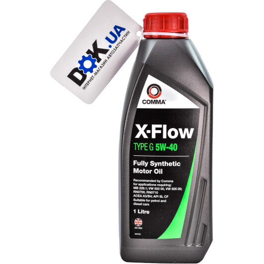 Масло Comma X-Flow Type G 5W-40 1 л на Chrysler 300C