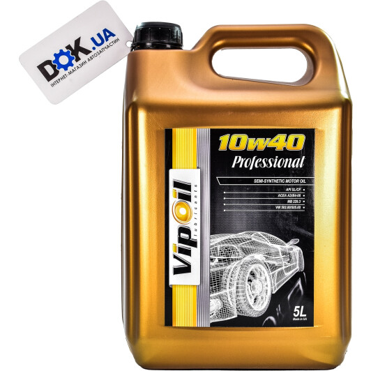 Олива VIPOIL Professional 10W-40 5 л на Mitsubishi Pajero