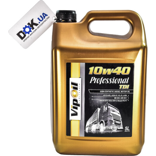 Олива VIPOIL Professional TDI 10W-40 5 л на Mitsubishi Pajero