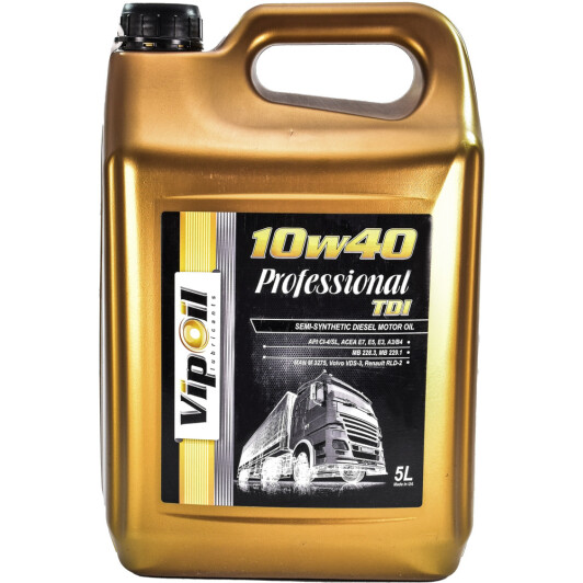 Олива VIPOIL Professional TDI 10W-40 5 л на Mitsubishi Pajero