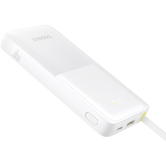 Повербанк Baseus Bipow 2 Digital Display 20000 mAh 20 Вт белый
