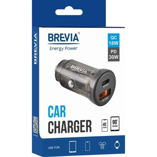 USB зарядка в авто Brevia ePower DualCharge 46130CAB
