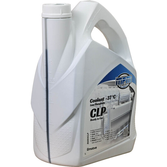 MPM Low Phosphate синий -37 °C, 5 л (86005CLP) готовый антифриз 5 л
