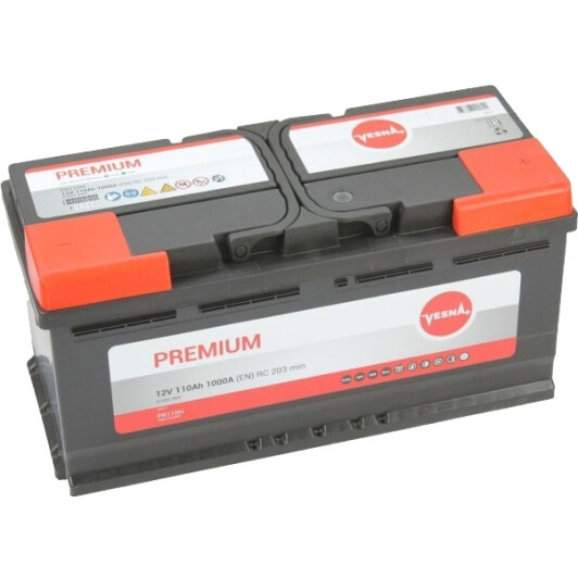 Аккумулятор Vesna 6 CT-110-R Premium 235110