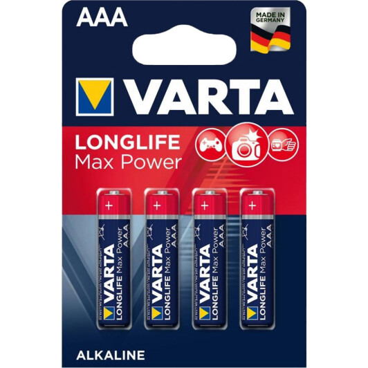 Батарейка Varta 4703101404 AAA (мізинчикова) 1,5 V 4 шт