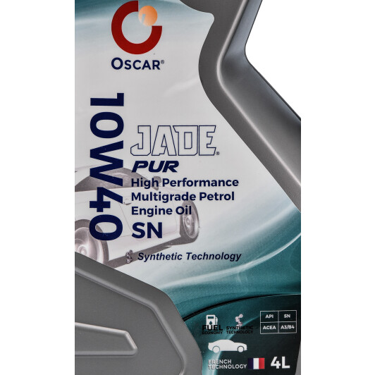 Моторное масло Oscar Jade Pur 10W-40 4 л на Renault Logan