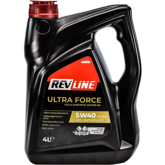 Моторное масло Revline Ultra Force 5W-40 4 л на Lada 2110