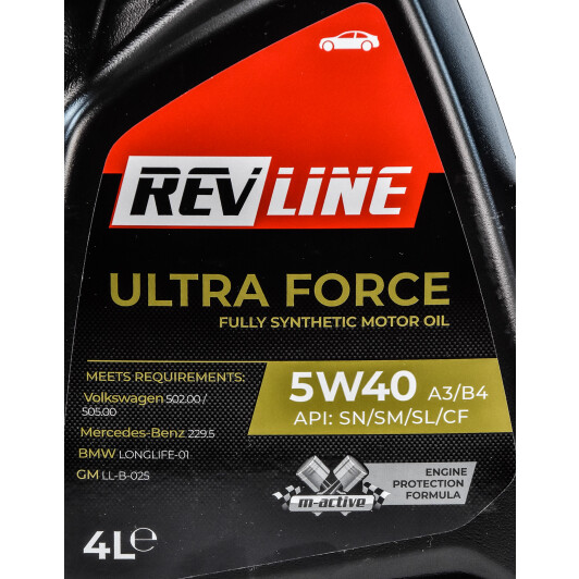Моторна олива Revline Ultra Force 5W-40 4 л на Volvo 780