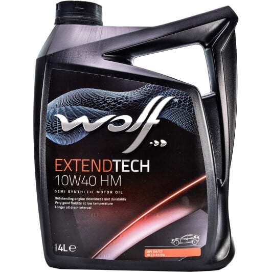 Моторное масло Wolf Extendtech HM 10W-40 4 л на BMW 7 Series