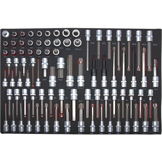 Набор торцевых головок Force 4883 1/2", 3/8" (88 пр.)