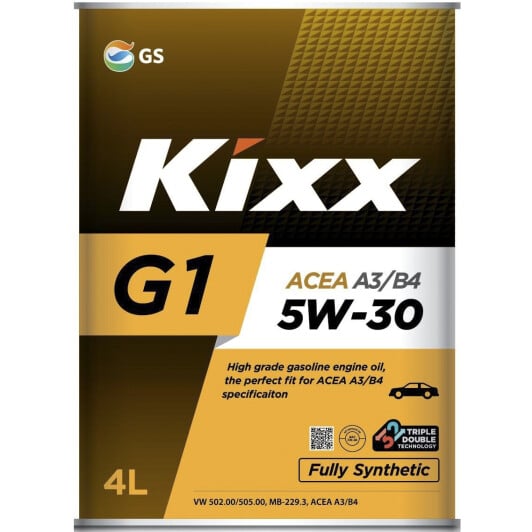 Моторное масло Kixx G1 A3/B4 5W-30 4 л на Seat Altea