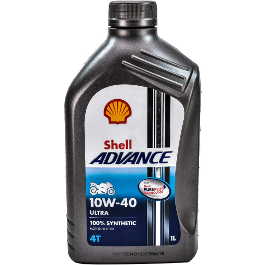 Shell Advance Ultra 10W-40 моторна олива 4T