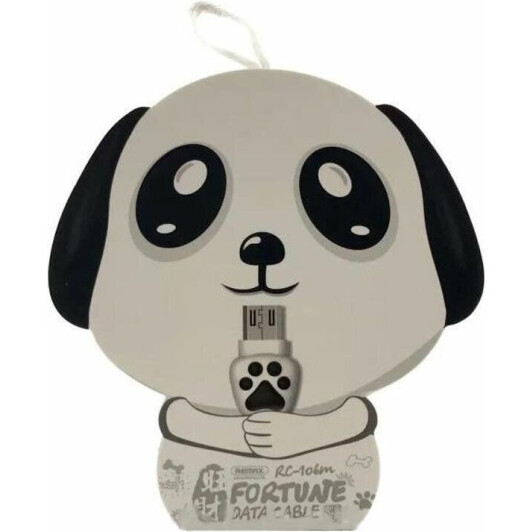 Кабель Remax Dog Styled RC-106MWHITE USB - Micro USB 1 м