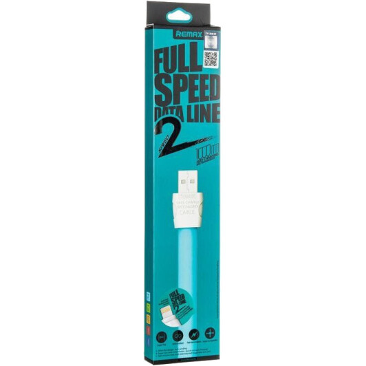 Кабель Remax Full Speed 2 5-051BLUE USB - Apple Lightning 1 м