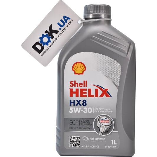 Моторна олива Shell Helix HX8 ECT 5W-30 для Skoda Superb 1 л на Skoda Superb